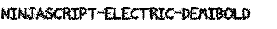 Ninjascript Electric DemiBold.ttf