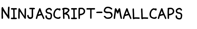 Ninjascript Smallcaps Regular.ttf