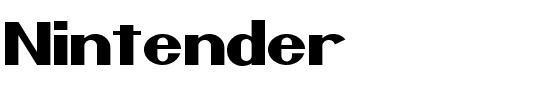 Nintender Normal.ttf
