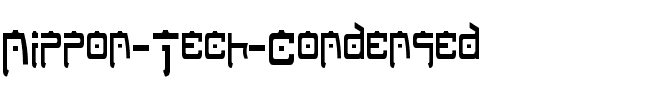 Nippon Tech Condensed Regular.ttf