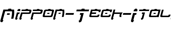 Nippon Tech Italic.ttf