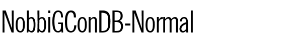 NobbiGConDB Normal.ttf