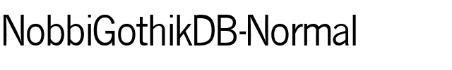 NobbiGothikDB Normal.ttf