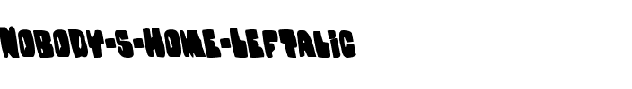 Nobody's Home Leftalic Italic.ttf