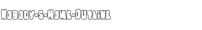 Nobody's Home Outline Regular.ttf