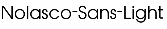 Nolasco Sans Light.ttf