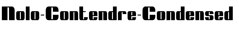 Nolo Contendre Condensed Condensed.ttf