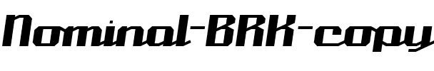 Nominal BRK Normal.ttf