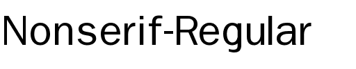 Nonserif Regular.ttf