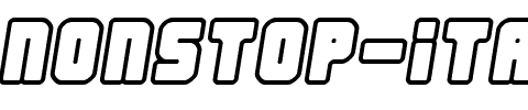 Nonstop [italic] Regular.ttf