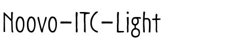 Noovo ITC Light.ttf