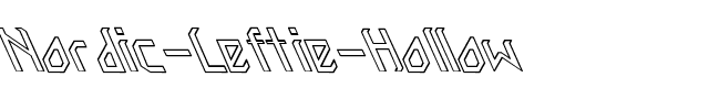 Nordic Leftie Hollow Regular.ttf