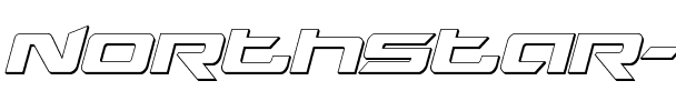 Northstar 3D Italic Italic.ttf