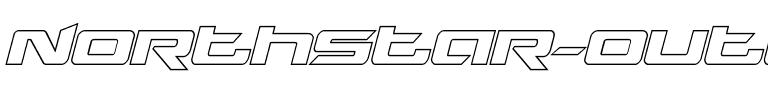 Northstar Outline Italic Italic.ttf