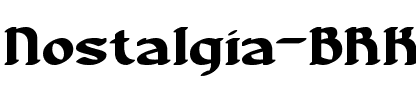 Nostalgia BRK Normal.ttf