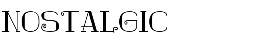 Nostalgic .ttf