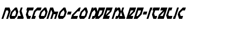 Nostromo Condensed Italic Condensed Italic.ttf