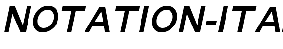 Notation Italic JL Regular.ttf