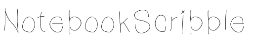 NotebookScribble Medium.ttf