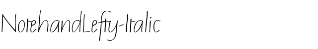 NotehandLefty Italic.ttf