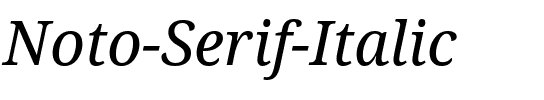 Noto Serif Italic.ttf