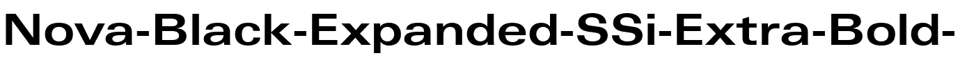 Nova Black Expanded SSi Extra Bold Expanded.ttf