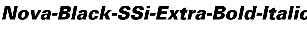Nova Black SSi Extra Bold Italic.ttf