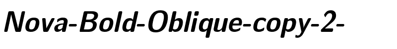 Nova Bold Oblique.ttf