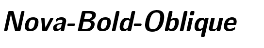 Nova Bold Oblique.ttf