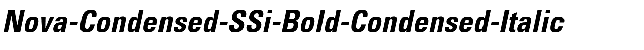 Nova Condensed SSi Bold Condensed Italic.ttf