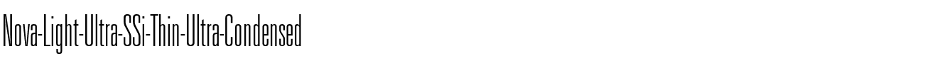 Nova Light Ultra SSi Thin Ultra Condensed.ttf