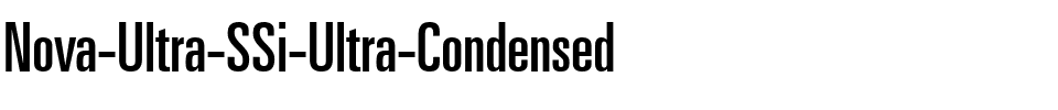 Nova Ultra SSi Ultra Condensed.ttf