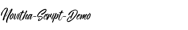 Novitha ScriptDemo Regular.ttf