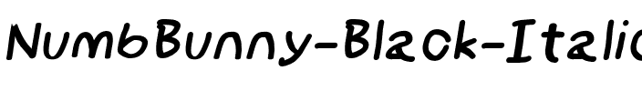 NumbBunny BkIta.otf