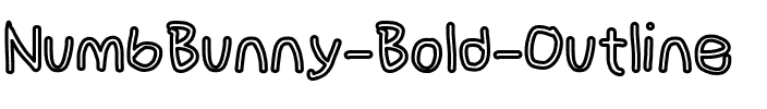 NumbBunny BdOut.otf