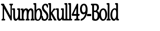 NumbSkull49 Bold.ttf