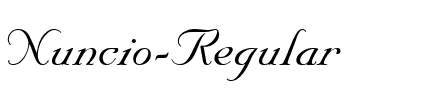 Nuncio Regular.ttf