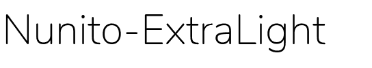Nunito ExtraLight Regular.ttf