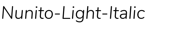 Nunito Light Italic.ttf