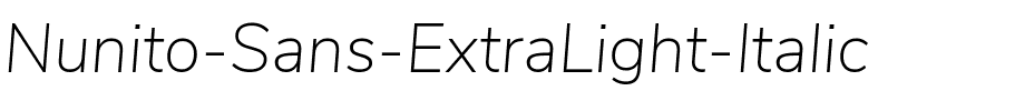 Nunito Sans ExtraLight Italic.ttf