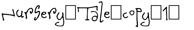 Nursery Tale Regular.ttf
