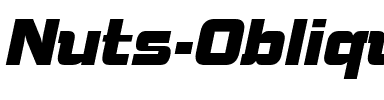 Nuts Oblique.ttf