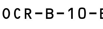 OCR-B 10 BT Regular.ttf