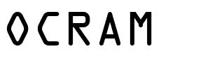 OCRAM Regular.ttf