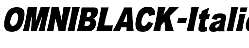 OMNIBLACK Italic.otf