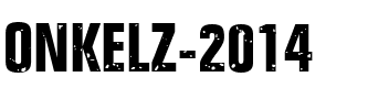 ONKELZ 2014 Regular.ttf