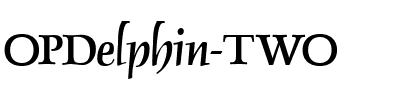 OPDelphin-TWO TWO.ttf