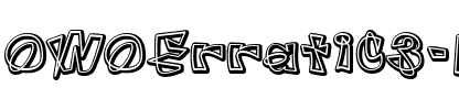 OWOErratic3-D Regular.ttf