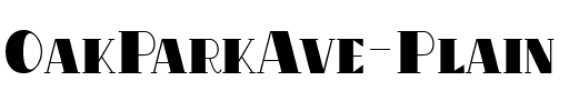 OakParkAve Plain.ttf