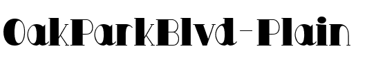 OakParkBlvd Plain.ttf